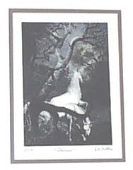 Rothe Horse 1979 Dawn 1 50 Mezzotint