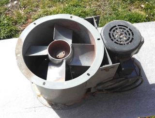 Dayton Model 4C659A paint booth exhaust fan with 3 4 HP 110V motor