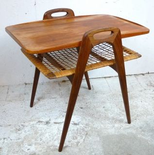 Modern Danish Design Small Teak Table Wegner Era