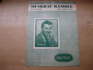 Muskrat Ramble Dennis Day Sheet Music 1950