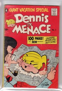 Dennis The Menace 2 G 1956 Giant Comic Vacation Spec
