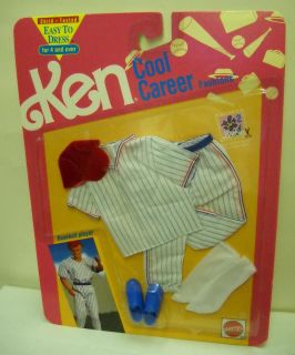  NRFC Cool Career Ken Barbie Baseball Player Uniform Fashion
