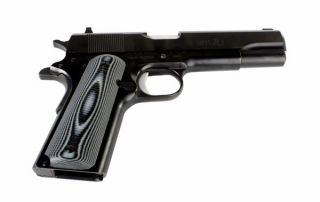 1911 Full Size Pistol Grips Custom Made Black & Grey, Colt, Kimber, 45