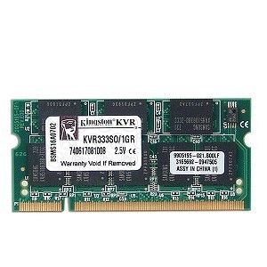 Kingston KVR333SO 1GR 200 pin laptop memory 1 GB DDR RAM PC 2700