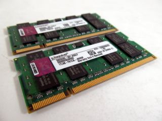 4GB DDR2 (2 x 2GB) LAPTOP MEMORY KIT   667 5300 KINGSTON   DELL HP IBM
