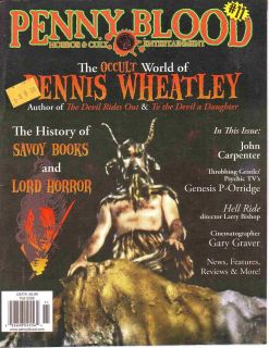   Blood Magazine Fall 2008 Genesis P Orridge Interview Dennis Wheatley