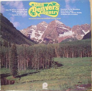 COUNTRY ROAD john denvers country LP VG SPC 3515 Vinyl Record