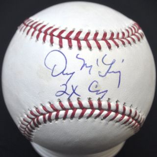 DENNY MCLAIN Hand signed Autographed Baseball ball TRI STAR COA