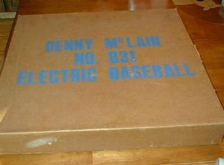 Denny McLain Vintage Electric Baseball Game