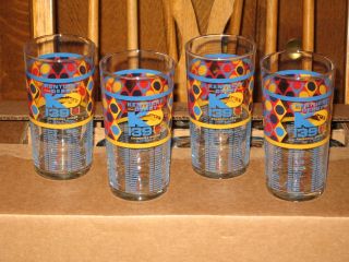 Four 2013 Kentucky Derby Glasses Ready to SHIP to You Brand New Mint
