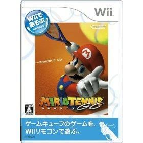 Wii Wii de Asobu Mario Tennis GC Japan Import Game JP
