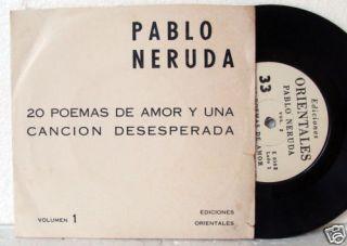 Pablo Neruda 20 Poemas de Amor by Himself 7 Poetry