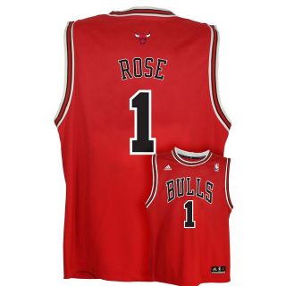 Adidas Chicago Bulls Derrick Rose Jersey Youth Small Red