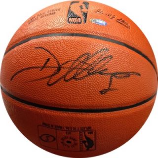 is an NBA Indoor/Outdoor basketball autographed by Brooklyn Nets Deron
