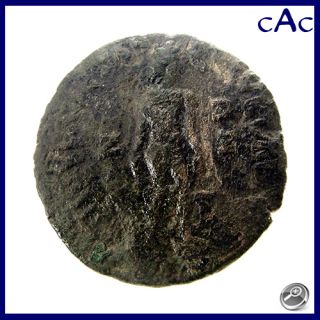 CAC Trajan Decius AE29 Laureate Bust Right Apollo Standing Right
