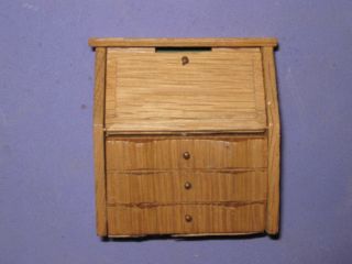  Miniature Wooden Desk Small Scale