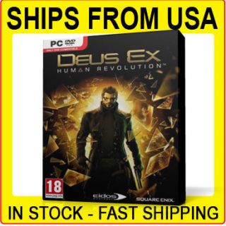 Deus EX Human Revolution PC 2011 Boxed DVD