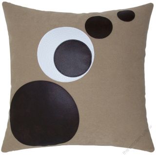 new decorative throw pillow cover 18 sq chocolate orbits throw pillow