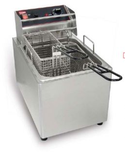 Cecilware EL15 Electric Deep Fryer Countertop 2 Basket
