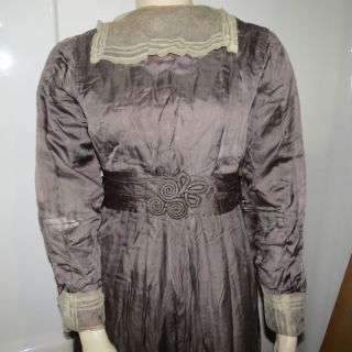 Antique True Vintage Edwardian Late 1800s Woman Ladies Dress Good