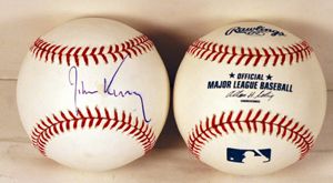 Senator John Kerry Signed Autograph MLB Baseball COA