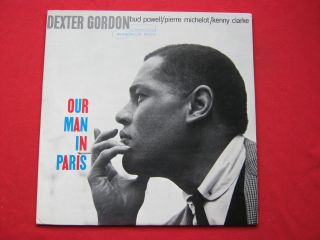 DEXTER GORDON Our Man In Paris LP Blue Note 4146 New York EX EX