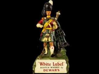 Dewars White Label Scotch Whisky Highlander Pub Display