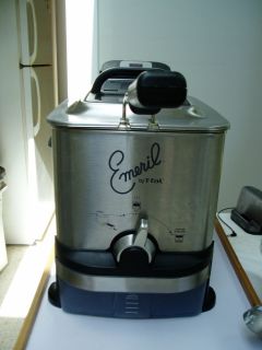  AUTOMATIC FILTER EMERIL DEEP FRYER 1700W STAINLESS STEEL POT