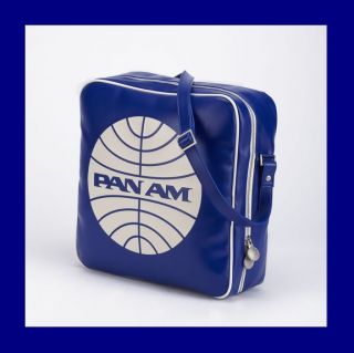 Retro Style Pan Am Defiance Bag Purse Tote in Pan Am Blue