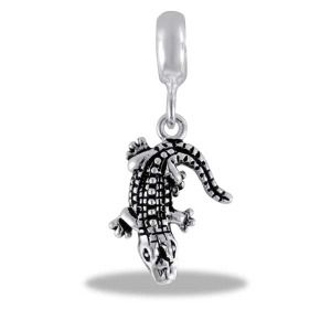 davinci alligator dangle bead