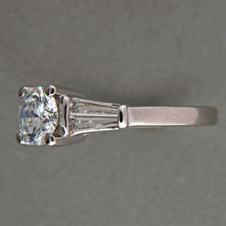  COLOR VVS1 CLARITY GIA CERTIFIED PLATINUM TRANSITIONAL CUT DIAMOND