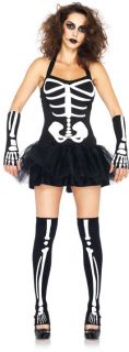Adult Women Day Of The Dead Skeleton Costume