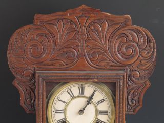  Waterbury Clock Company Amherst 8 Day Spring Strike Clock