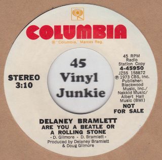 Delaney Bramlett 45 rpm Are You A Beatle Or A Rolling Stone