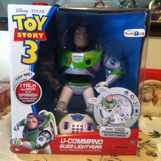 Toy Story 3 Buzz Lightyear U Command With Remote Control Brand New