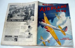 Model Airplane News Magazine November 1940 Douglas B 19 Bomber