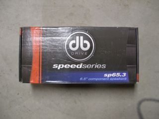 DB Drive Speed Series SP65 3 6 5 Component Speakers