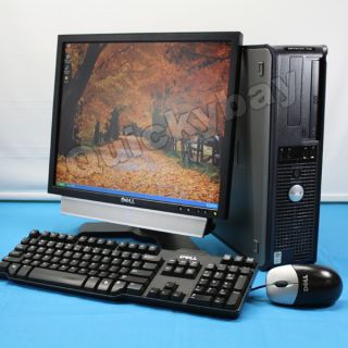 Dell Optiplex 745 Desktop Core 2 Duo XP Pro 4GB 160GB 19 LCD Monitor