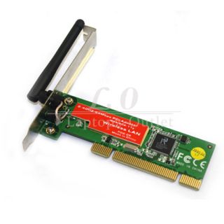 New PCI WiFi Wireless 54Mbps LAN Network Adapter Card
