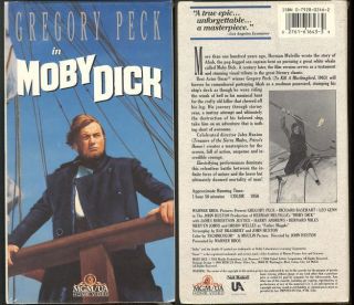 Moby Dick VHS New SEALED Gregory Peck Great White Whale