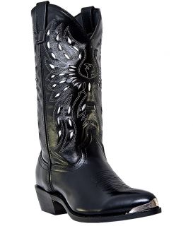 Mens Laredo Dickson Western Cowboy Boots Leather Medium D M J Toe