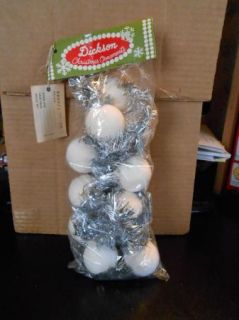 Dickson Vintage Snowball Silver Garland Japan NIP