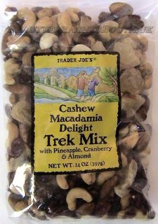 Trader Joes Cashew Macadamia Delight Trek Mix 14 Oz