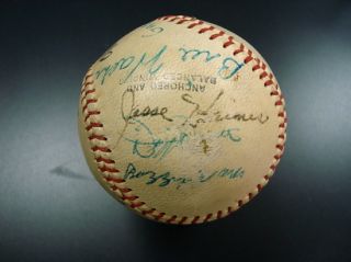 Vintage St Louis Cardinals Gashouse Gang Reunion Signed Baseball