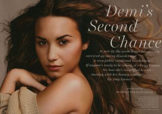 Demi Lovato 4 PG Glamour Magazine Feature Clippings