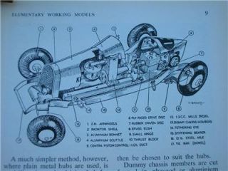 Car Racing Book Model Car Manual C H Deason 1949 1st Ed British