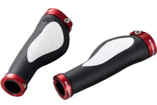 Mountain Bike Downhill Handlebar Grips Stem Seatpost Headset Kit RED
