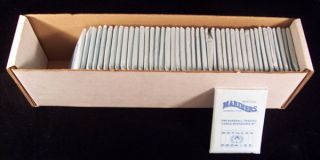 Lot of (43) 1989 Mothers Cookies Seattle Mariners Team Sets