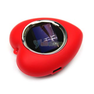 New 1 1 LCD Screen Heart Shaped Digital Photo Frame Red