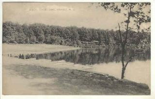 1954 Beach Cooks Lake Denville NJ Vintage Postcard